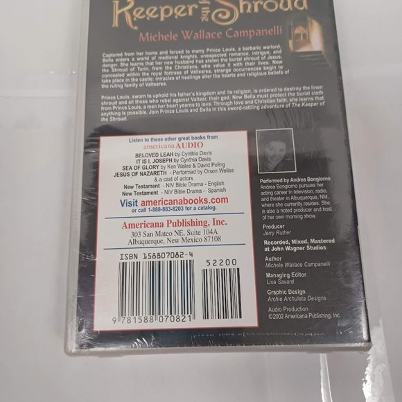 Vintage Keeper Of The Shroud Audiobook -3 Cassette Tapes Set NEW SEALED - Picture 4 of 10